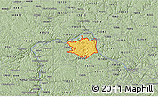 Savanna Style 3D Map of ZIP code 15001