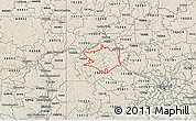 Shaded Relief 3D Map of ZIP code 15001