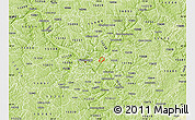 Physical Map of ZIP code 15208