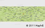 Physical Panoramic Map of ZIP code 15208