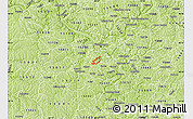 Physical Map of ZIP code 15234