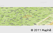 Physical Panoramic Map of ZIP code 15632