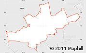 Silver Style Simple Map of ZIP code 15632