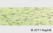 Physical Panoramic Map of ZIP code 16332