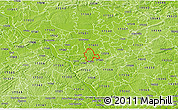 Physical 3D Map of ZIP code 17584