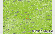 Physical Map of ZIP code 17584