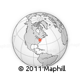 Outline Map of ZIP Code 17584