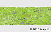 Physical Panoramic Map of ZIP code 17584