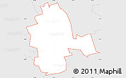 Silver Style Simple Map of ZIP code 17584