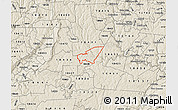 Shaded Relief Map of ZIP code 18428