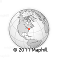 Outline Map of ZIP Code 18428