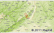 Physical 3D Map of ZIP code 18447