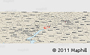 Shaded Relief Panoramic Map of ZIP code 19013