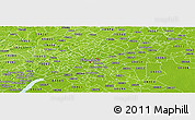 Physical Panoramic Map of ZIP code 19125