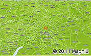 Physical 3D Map of ZIP code 19140