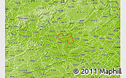 Physical Map of ZIP code 19473