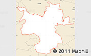 Classic Style Simple Map of ZIP code 19508