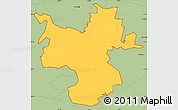 Savanna Style Simple Map of ZIP code 19508