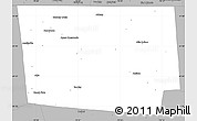 Gray Simple Map of Bradford County
