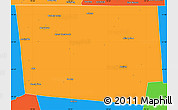Political Simple Map of Bradford County