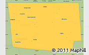 Savanna Style Simple Map of Bradford County