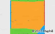 Political Simple Map of Mercer County