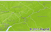 Physical 3D Map of Philadelphia County