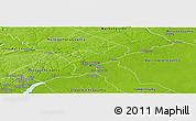 Physical Panoramic Map of Philadelphia County