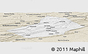 Classic Style Panoramic Map of Schuylkill County