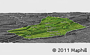 Satellite Panoramic Map of Schuylkill County, desaturated
