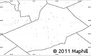 Blank Simple Map of Schuylkill County, no labels