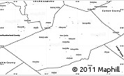 Blank Simple Map of Schuylkill County