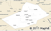 Classic Style Simple Map of Schuylkill County