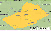 Savanna Style Simple Map of Schuylkill County
