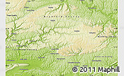 Physical Map of Sullivan County