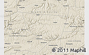 Shaded Relief Map of Sullivan County