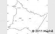 Blank Simple Map of Westmoreland County, cropped outside