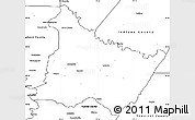 Blank Simple Map of Westmoreland County