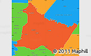 Political Simple Map of Westmoreland County