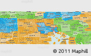 Political Shades Panoramic Map of ZIP codes starting with 029