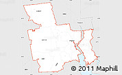 Silver Style Simple Map of ZIP codes starting with 029