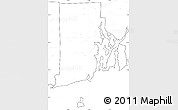 Blank Simple Map of Rhode Island, no labels