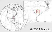 Blank Location Map of ZIP code 29045