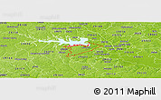 Physical Panoramic Map of ZIP code 29072