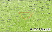 Physical 3D Map of ZIP code 29702