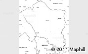 Blank Simple Map of Colleton County