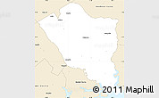 Classic Style Simple Map of Colleton County