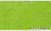 Physical 3D Map of Lee County