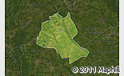 Satellite Map of Lee County, darken