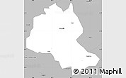 Gray Simple Map of Lee County